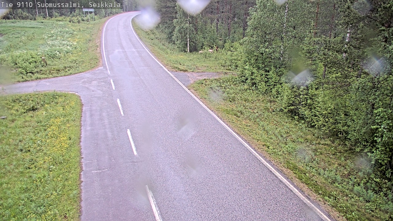 Kelikamerat Kuva Tie 9110 Suomussalmi, Seikkala, Suomussalmi, Kainuu