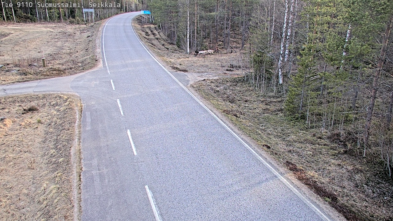 Weather Camera Image Road 9110 Suomussalmi, Seikkala, Suomussalmi, Kainuu