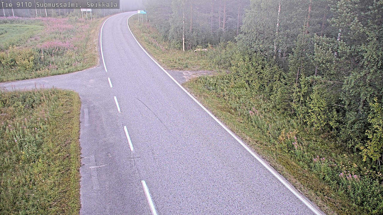 Kelikamerat Kuva Tie 9110 Suomussalmi, Seikkala, Suomussalmi, Kainuu