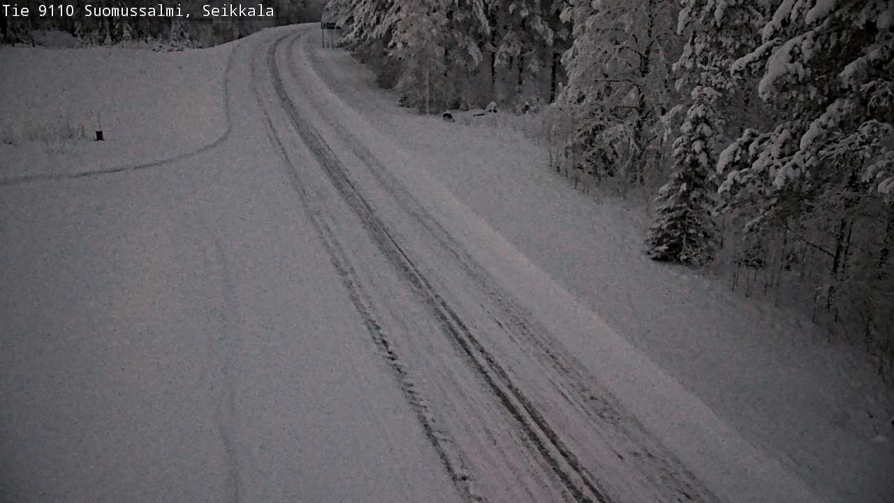 Kelikamerat Kuva Tie 9110 Suomussalmi, Seikkala, Suomussalmi, Kainuu