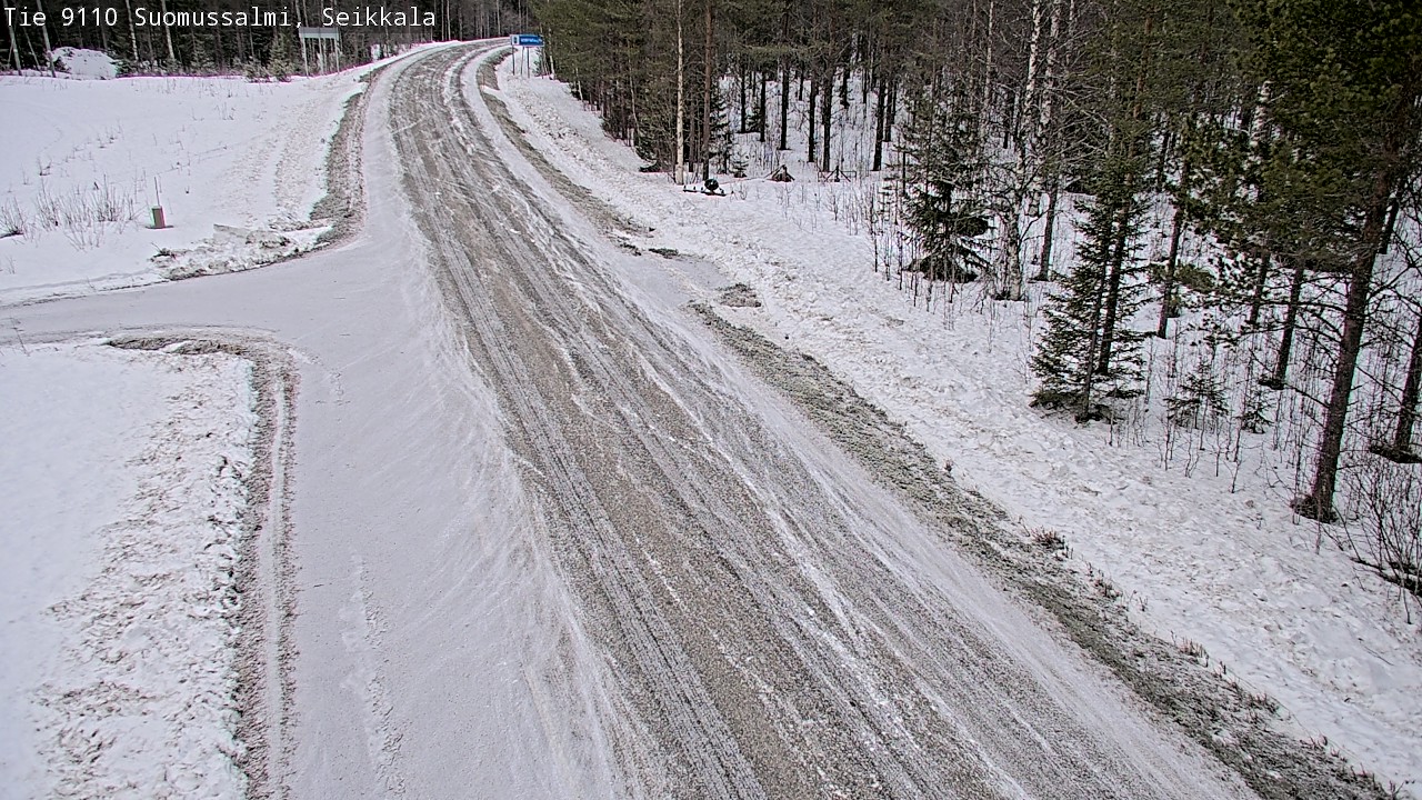 Kelikamerat Kuva Tie 9110 Suomussalmi, Seikkala, Suomussalmi, Kainuu