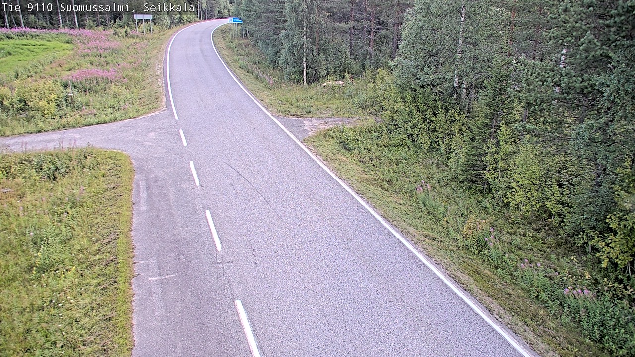 Kelikamerat Kuva Tie 9110 Suomussalmi, Seikkala, Suomussalmi, Kainuu