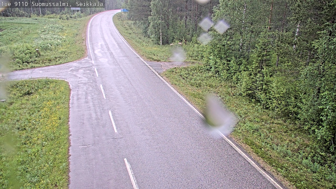 Kelikamerat Kuva Tie 9110 Suomussalmi, Seikkala, Suomussalmi, Kainuu