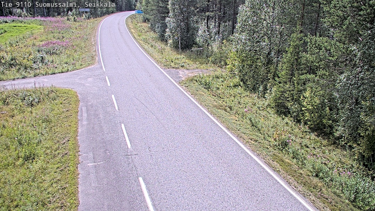 Kelikamerat Kuva Tie 9110 Suomussalmi, Seikkala, Suomussalmi, Kainuu