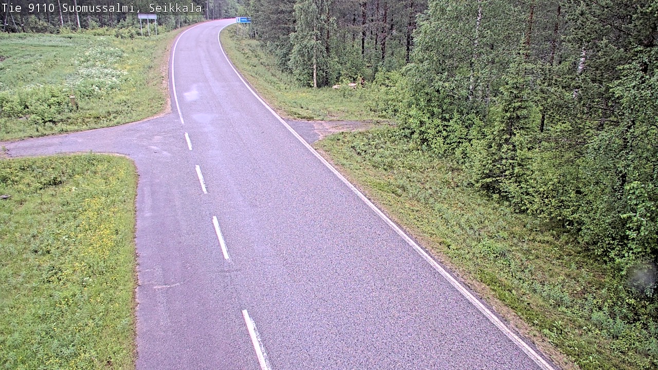 Kelikamerat Kuva Tie 9110 Suomussalmi, Seikkala, Suomussalmi, Kainuu