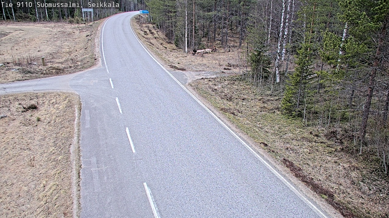 Kelikamerat Kuva Tie 9110 Suomussalmi, Seikkala, Suomussalmi, Kainuu