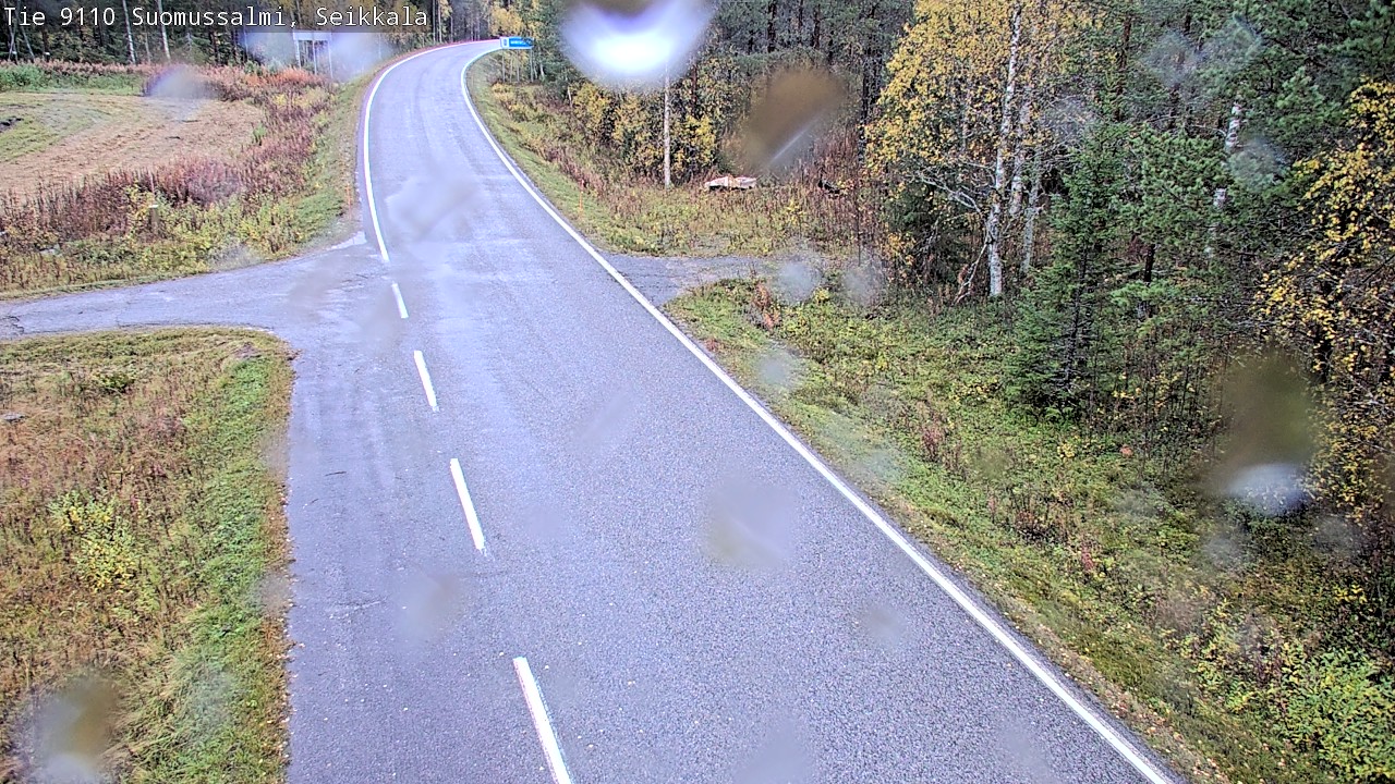 Weather Camera Image Road 9110 Suomussalmi, Seikkala, Suomussalmi, Kainuu