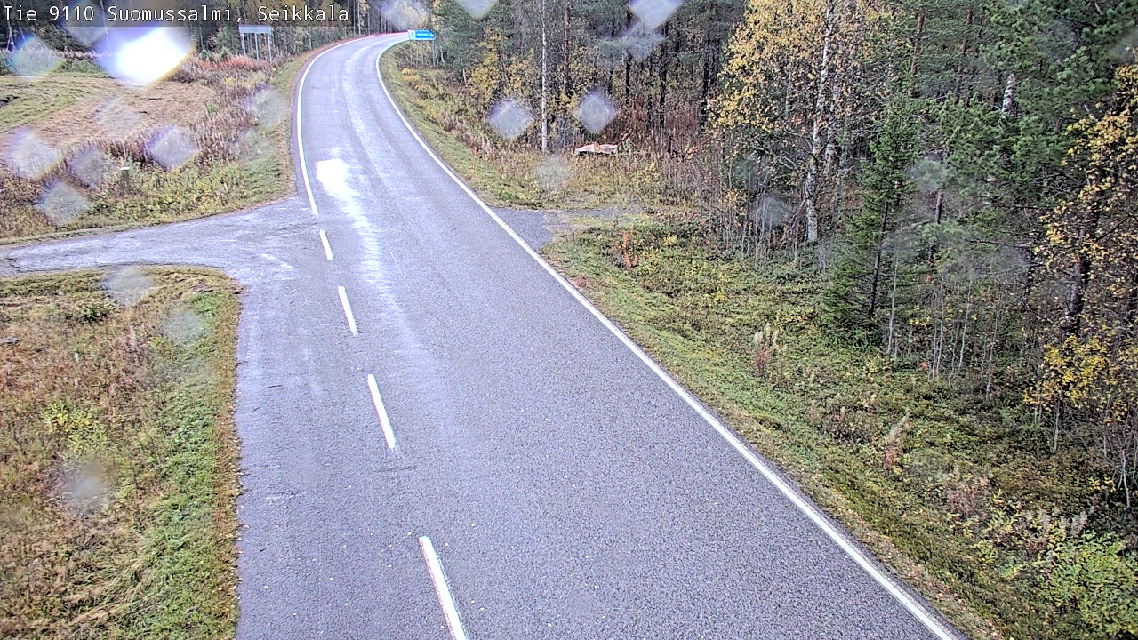 Weather Camera Image Road 9110 Suomussalmi, Seikkala, Suomussalmi, Kainuu