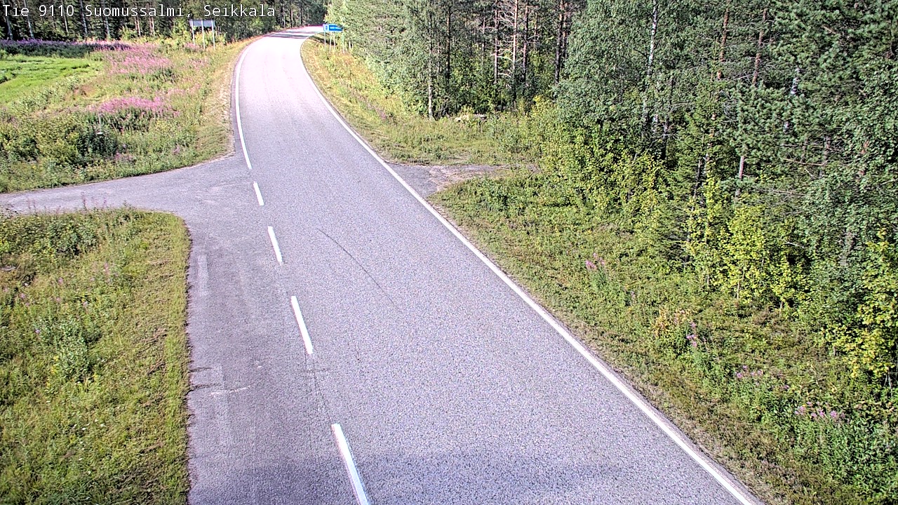Kelikamerat Kuva Tie 9110 Suomussalmi, Seikkala, Suomussalmi, Kainuu