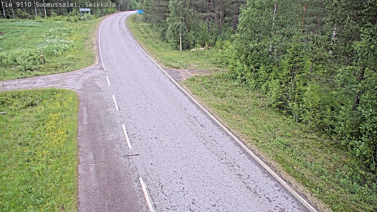 Kelikamerat Kuva Tie 9110 Suomussalmi, Seikkala, Suomussalmi, Kainuu