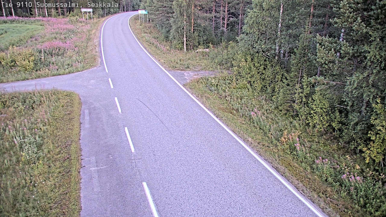 Kelikamerat Kuva Tie 9110 Suomussalmi, Seikkala, Suomussalmi, Kainuu