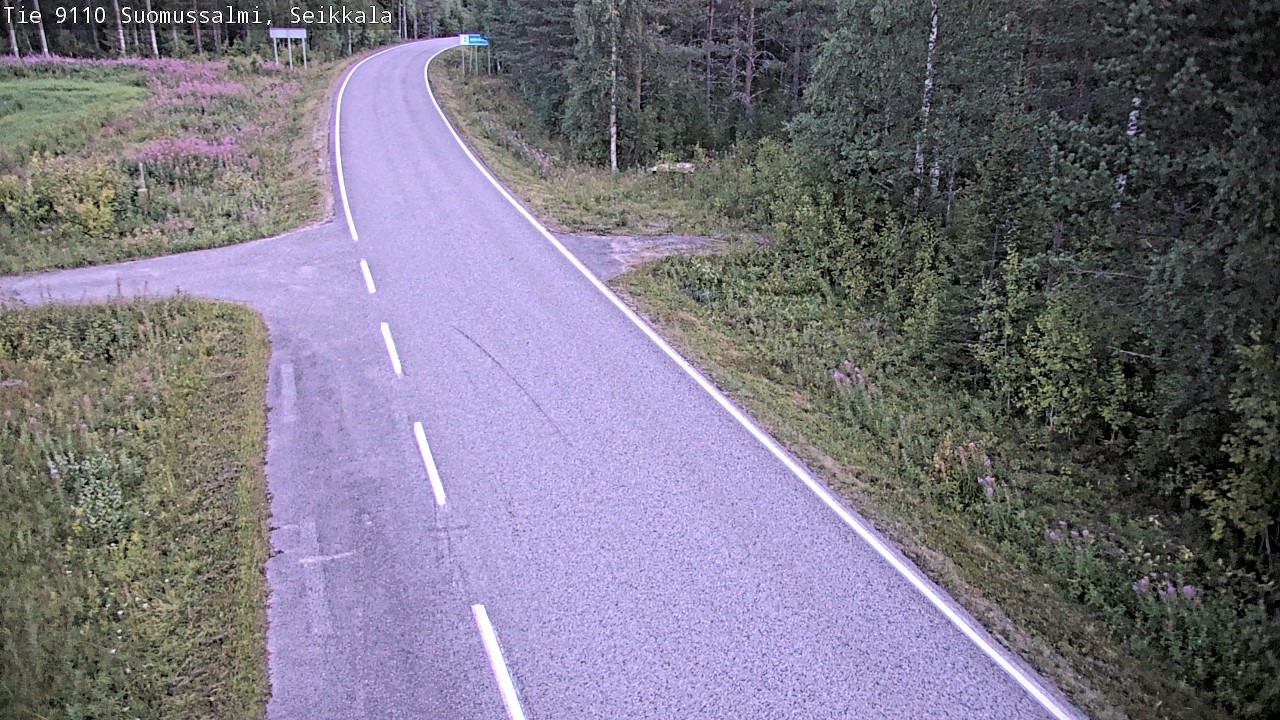 Kelikamerat Kuva Tie 9110 Suomussalmi, Seikkala, Suomussalmi, Kainuu