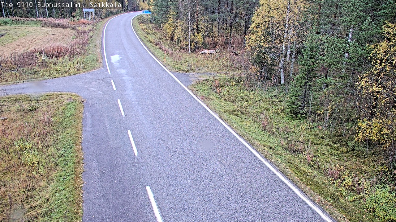 Kelikamerat Kuva Tie 9110 Suomussalmi, Seikkala, Suomussalmi, Kainuu