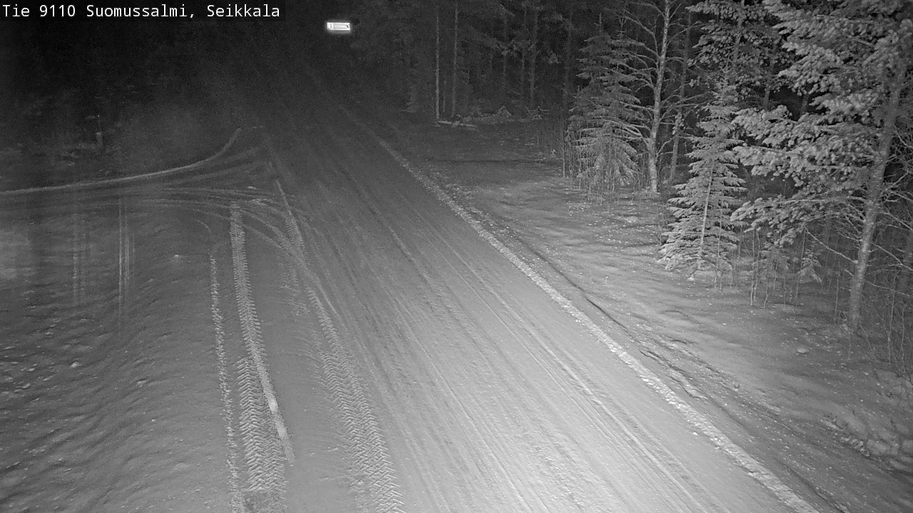 Weather Camera Image Road 9110 Suomussalmi, Seikkala, Suomussalmi, Kainuu