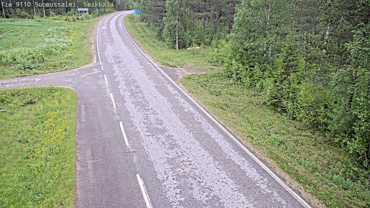 Kelikamerat Kuva Tie 9110 Suomussalmi, Seikkala, Suomussalmi, Kainuu