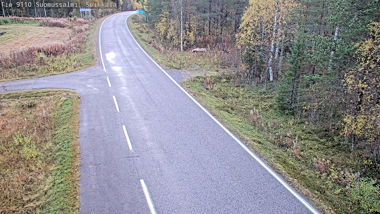 Kelikamerat Kuva Tie 9110 Suomussalmi, Seikkala, Suomussalmi, Kainuu