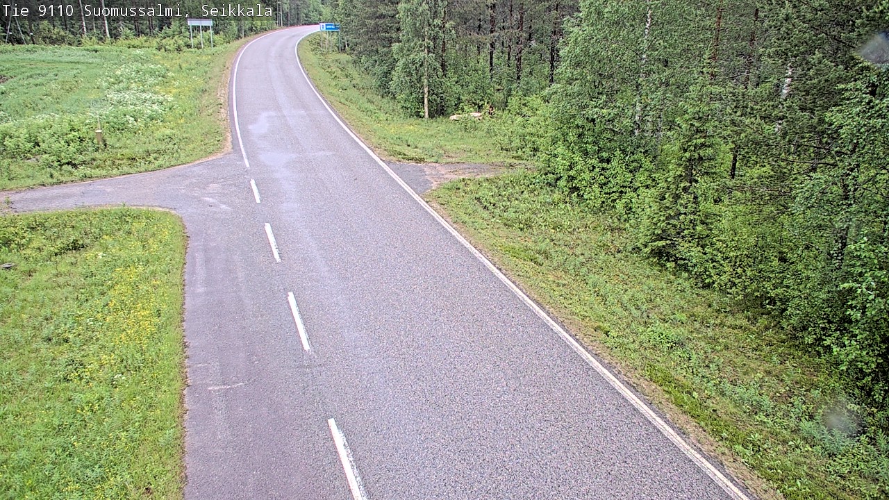 Kelikamerat Kuva Tie 9110 Suomussalmi, Seikkala, Suomussalmi, Kainuu