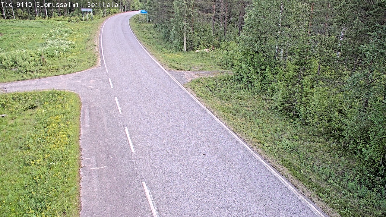 Weather Camera Image Road 9110 Suomussalmi, Seikkala, Suomussalmi, Kainuu