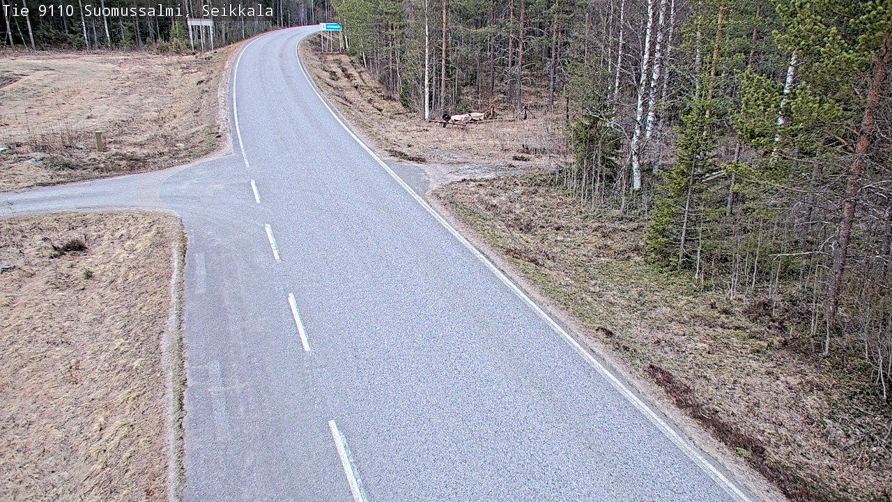 Kelikamerat Kuva Tie 9110 Suomussalmi, Seikkala, Suomussalmi, Kainuu