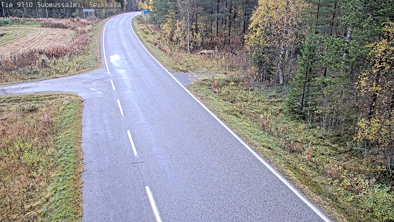 Kelikamerat Kuva Tie 9110 Suomussalmi, Seikkala, Suomussalmi, Kainuu