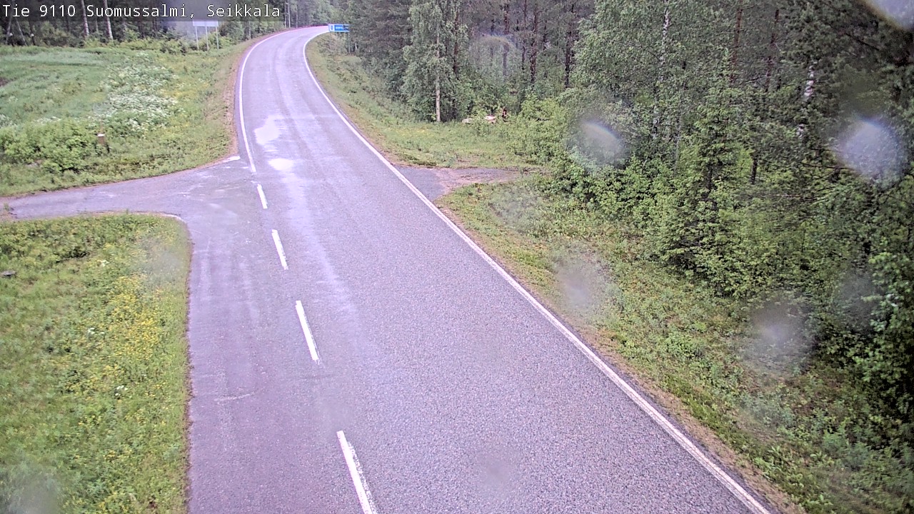 Kelikamerat Kuva Tie 9110 Suomussalmi, Seikkala, Suomussalmi, Kainuu