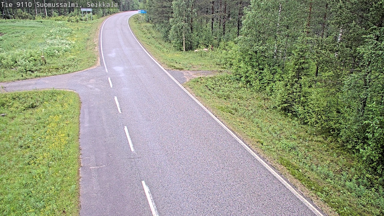Kelikamerat Kuva Tie 9110 Suomussalmi, Seikkala, Suomussalmi, Kainuu