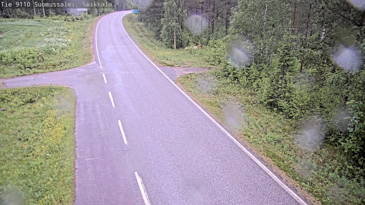 Kelikamerat Kuva Tie 9110 Suomussalmi, Seikkala, Suomussalmi, Kainuu