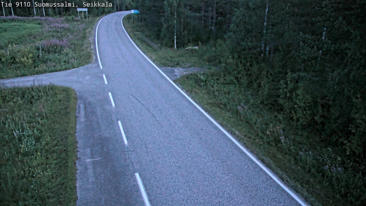 Kelikamerat Kuva Tie 9110 Suomussalmi, Seikkala, Suomussalmi, Kainuu
