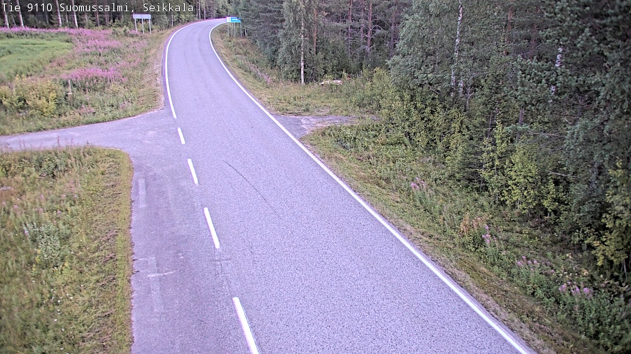 Kelikamerat Kuva Tie 9110 Suomussalmi, Seikkala, Suomussalmi, Kainuu