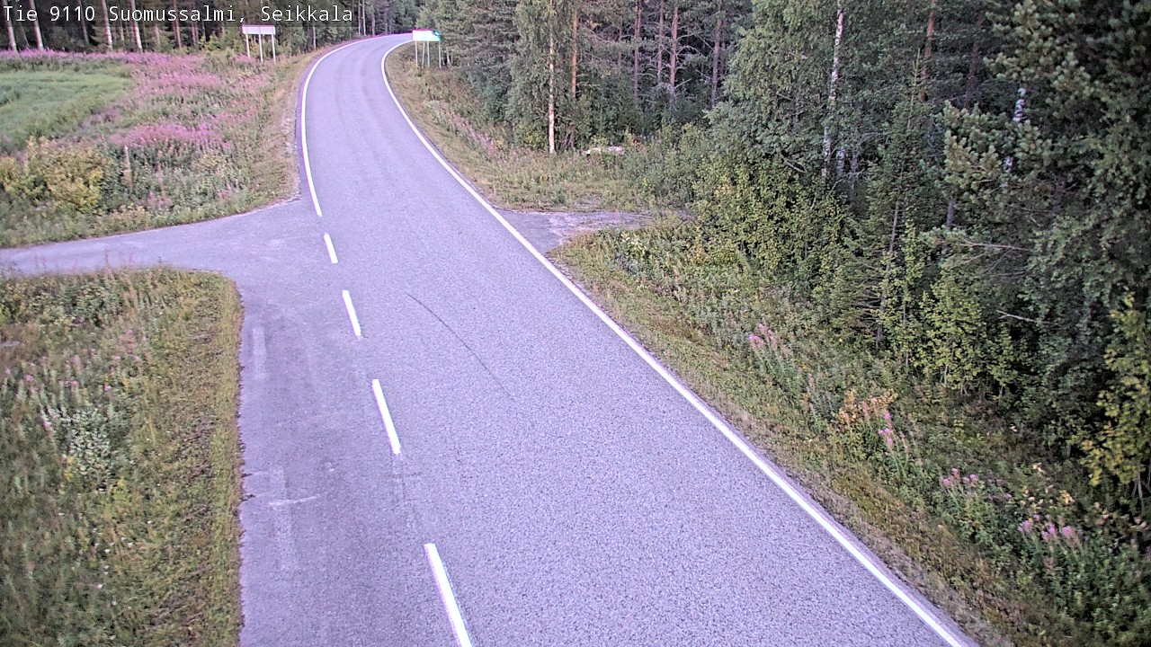 Kelikamerat Kuva Tie 9110 Suomussalmi, Seikkala, Suomussalmi, Kainuu