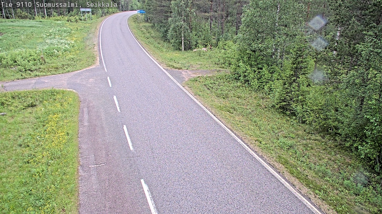 Kelikamerat Kuva Tie 9110 Suomussalmi, Seikkala, Suomussalmi, Kainuu