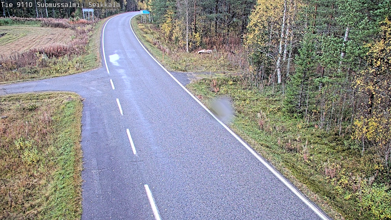 Weather Camera Image Road 9110 Suomussalmi, Seikkala, Suomussalmi, Kainuu