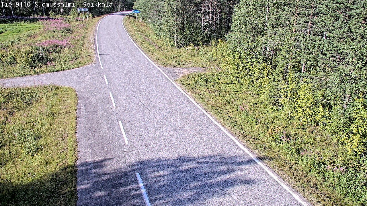 Weather Camera Image Road 9110 Suomussalmi, Seikkala, Suomussalmi, Kainuu