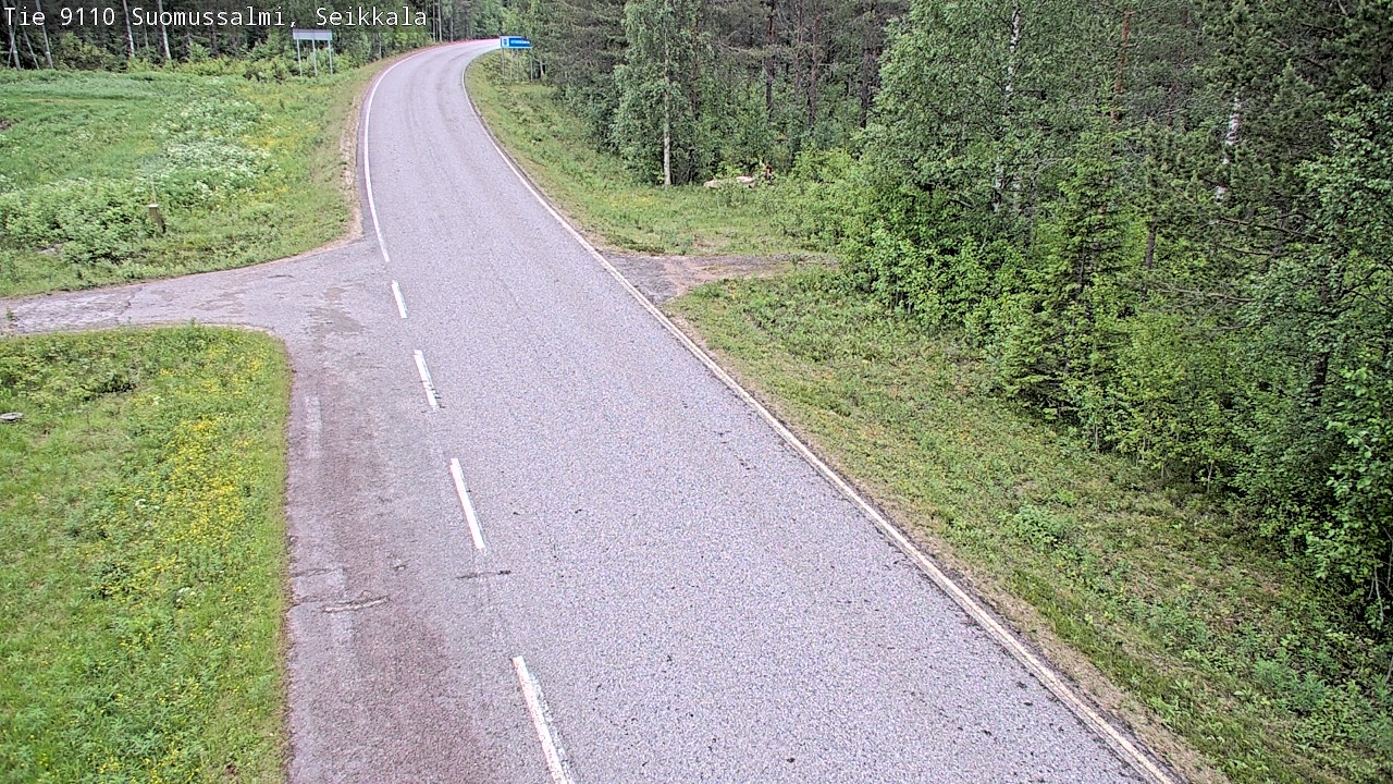 Kelikamerat Kuva Tie 9110 Suomussalmi, Seikkala, Suomussalmi, Kainuu