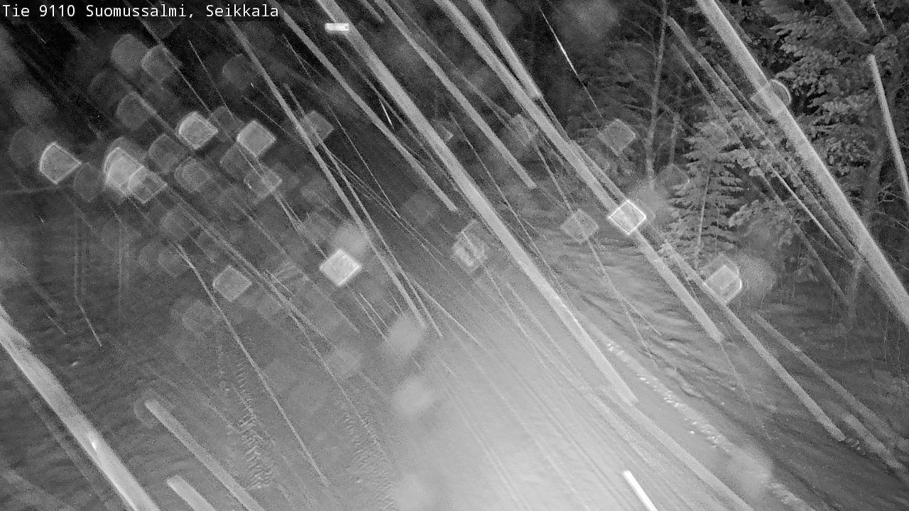 Weather Camera Image Road 9110 Suomussalmi, Seikkala, Suomussalmi, Kainuu