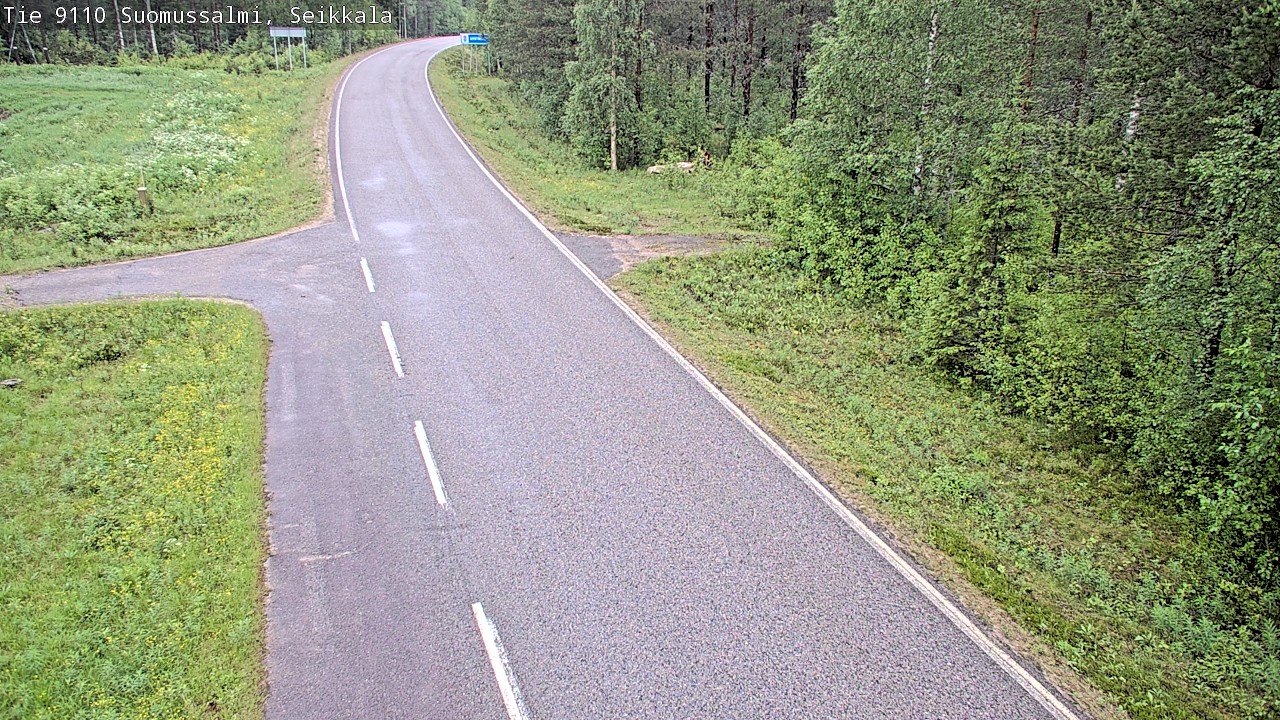 Kelikamerat Kuva Tie 9110 Suomussalmi, Seikkala, Suomussalmi, Kainuu