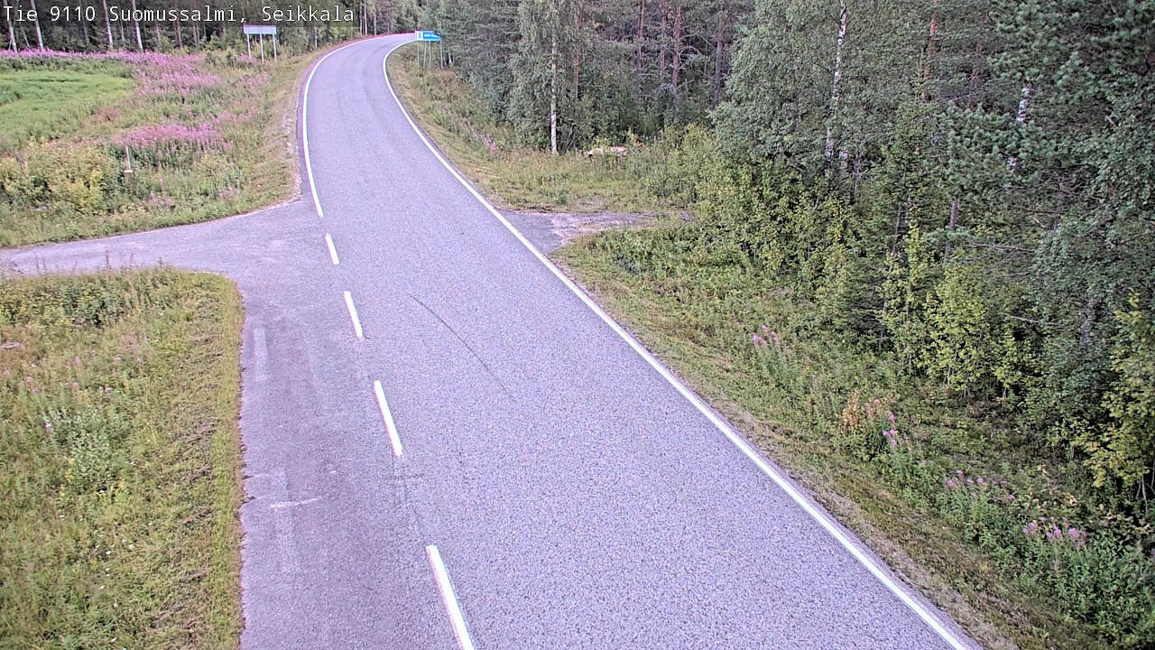 Kelikamerat Kuva Tie 9110 Suomussalmi, Seikkala, Suomussalmi, Kainuu