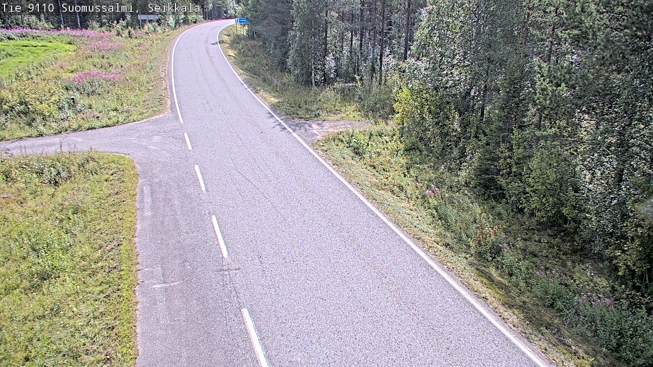 Kelikamerat Kuva Tie 9110 Suomussalmi, Seikkala, Suomussalmi, Kainuu