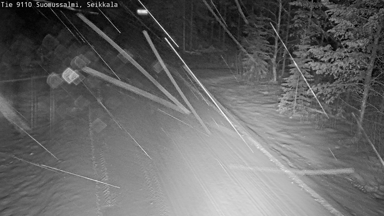Weather Camera Image Road 9110 Suomussalmi, Seikkala, Suomussalmi, Kainuu