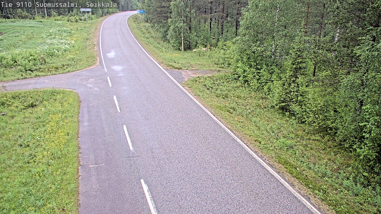 Kelikamerat Kuva Tie 9110 Suomussalmi, Seikkala, Suomussalmi, Kainuu