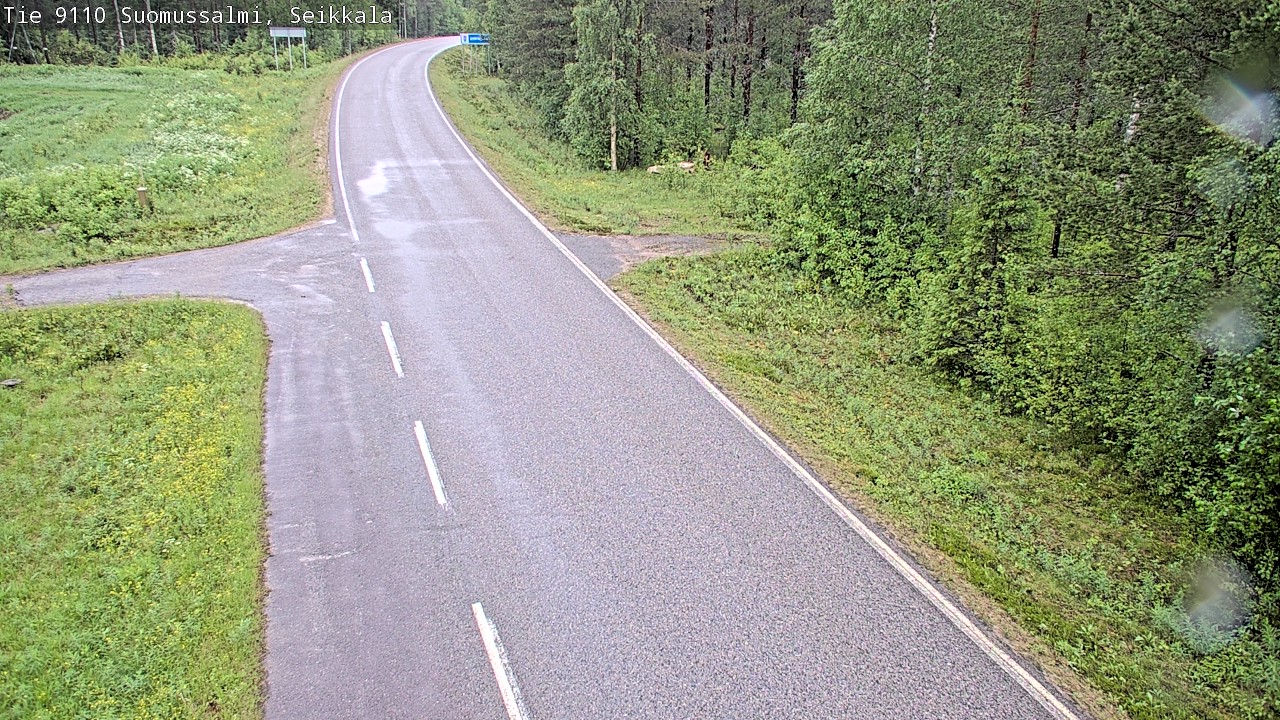 Kelikamerat Kuva Tie 9110 Suomussalmi, Seikkala, Suomussalmi, Kainuu