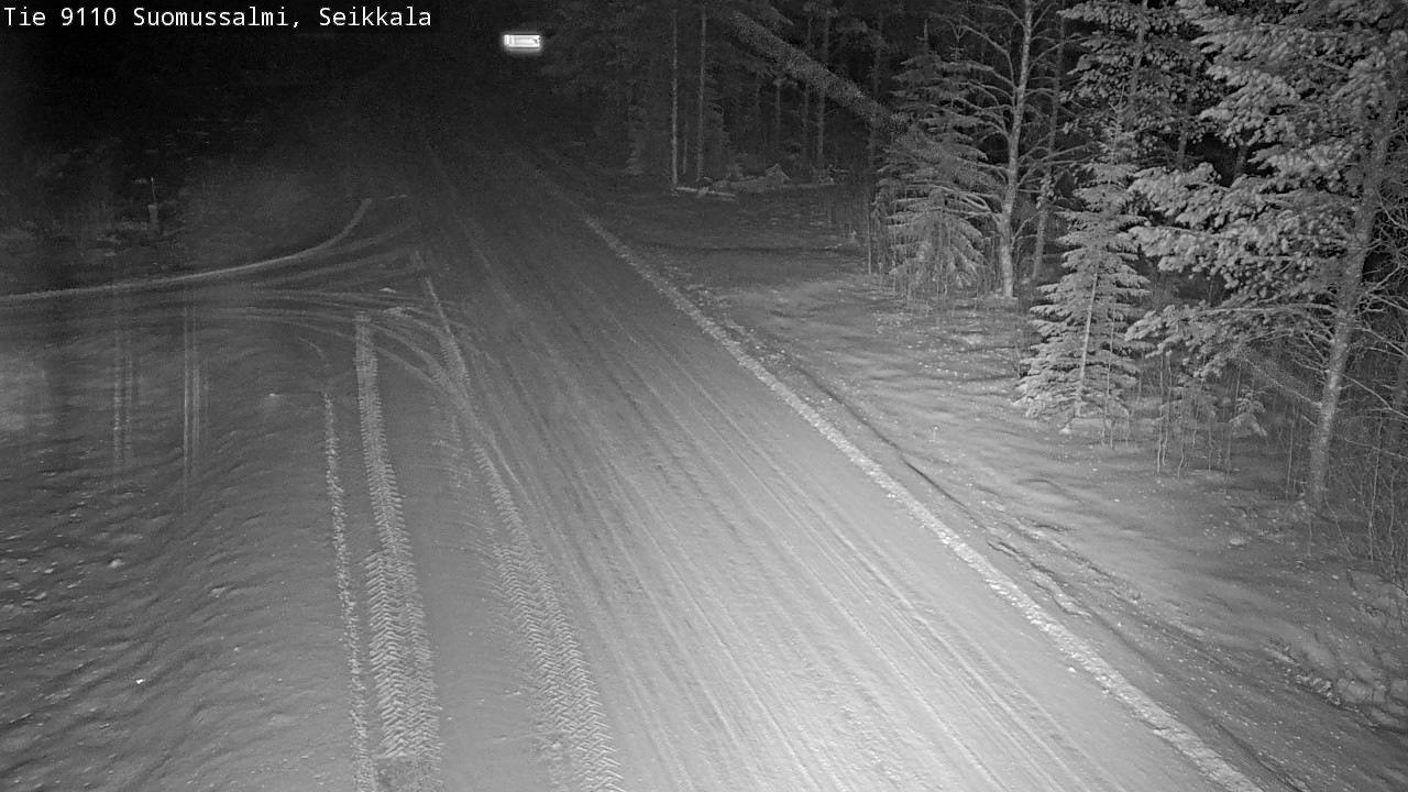 Weather Camera Image Road 9110 Suomussalmi, Seikkala, Suomussalmi, Kainuu