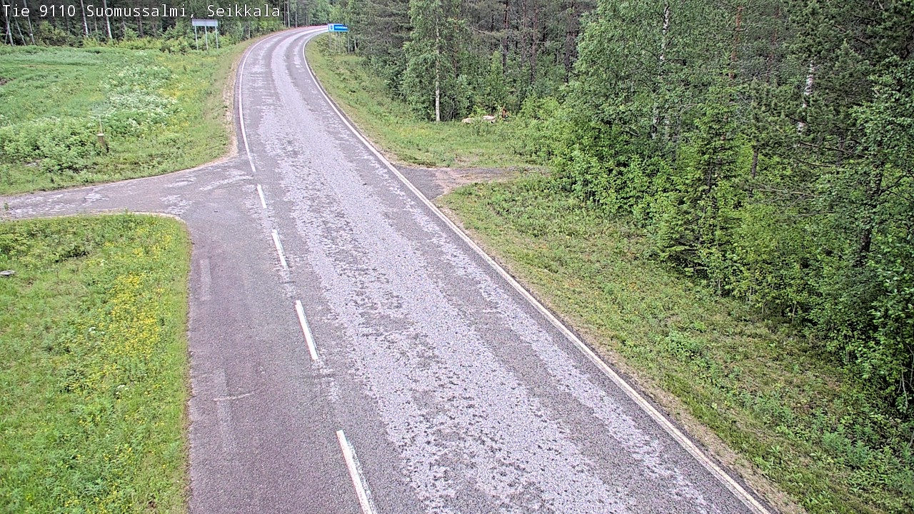 Kelikamerat Kuva Tie 9110 Suomussalmi, Seikkala, Suomussalmi, Kainuu
