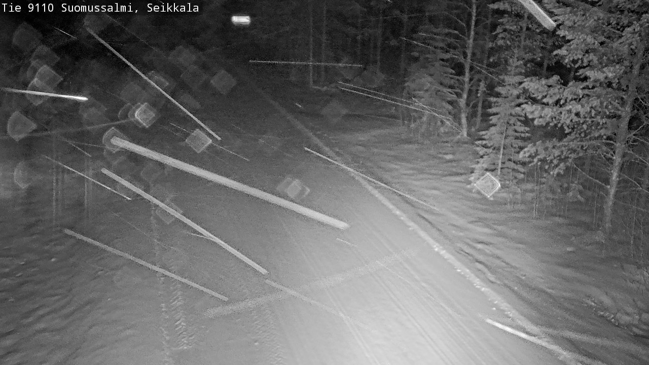 Weather Camera Image Road 9110 Suomussalmi, Seikkala, Suomussalmi, Kainuu