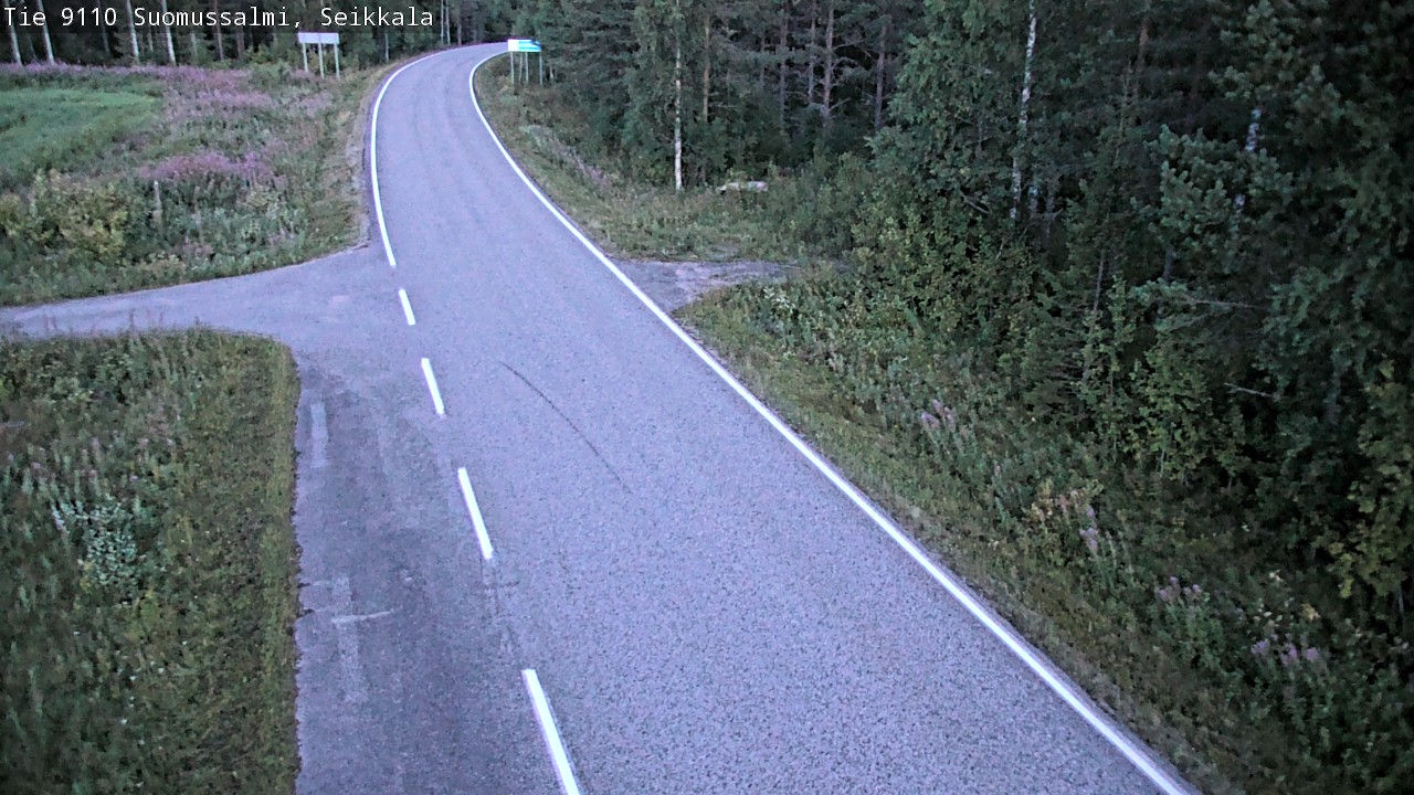 Kelikamerat Kuva Tie 9110 Suomussalmi, Seikkala, Suomussalmi, Kainuu