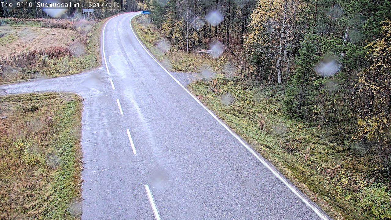 Weather Camera Image Road 9110 Suomussalmi, Seikkala, Suomussalmi, Kainuu