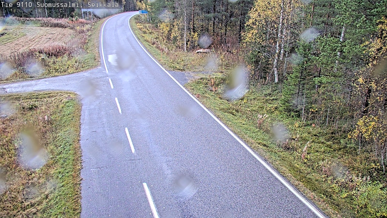 Weather Camera Image Road 9110 Suomussalmi, Seikkala, Suomussalmi, Kainuu