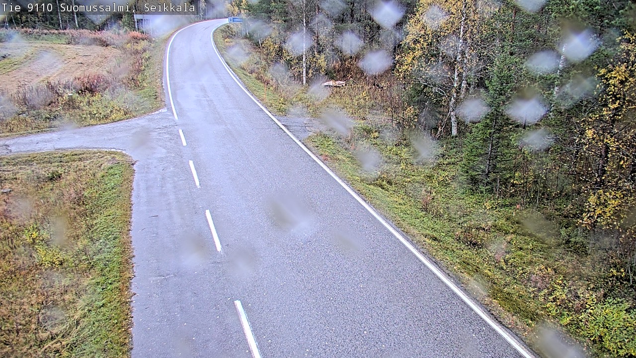 Weather Camera Image Road 9110 Suomussalmi, Seikkala, Suomussalmi, Kainuu
