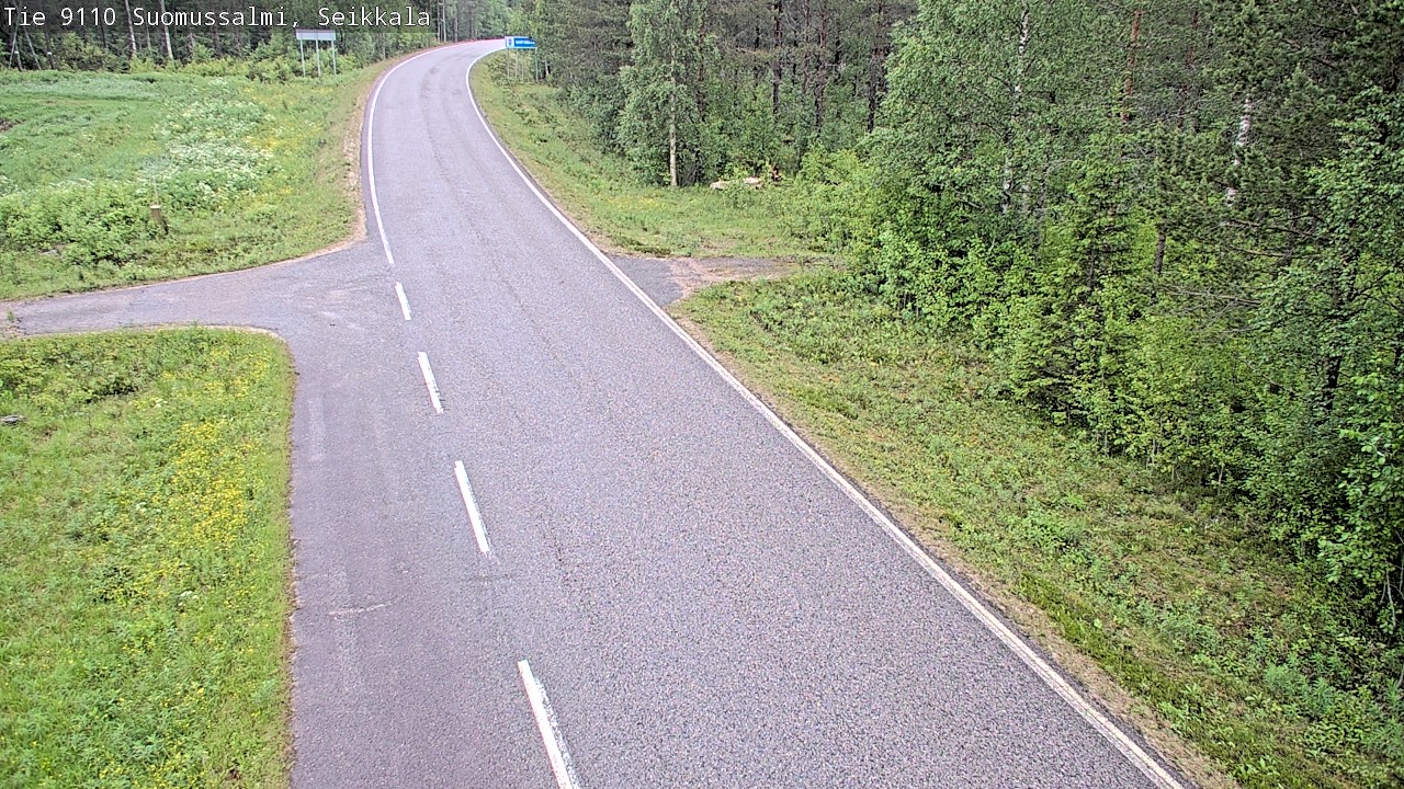 Kelikamerat Kuva Tie 9110 Suomussalmi, Seikkala, Suomussalmi, Kainuu