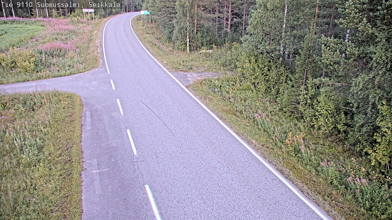 Kelikamerat Kuva Tie 9110 Suomussalmi, Seikkala, Suomussalmi, Kainuu